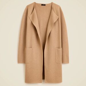 J.Crew Juliette Collarless Sweater-Blazer Sz S